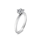 Brilliant Cut Diamond Solitaire Engagement Ring - Dracakis Jewellers